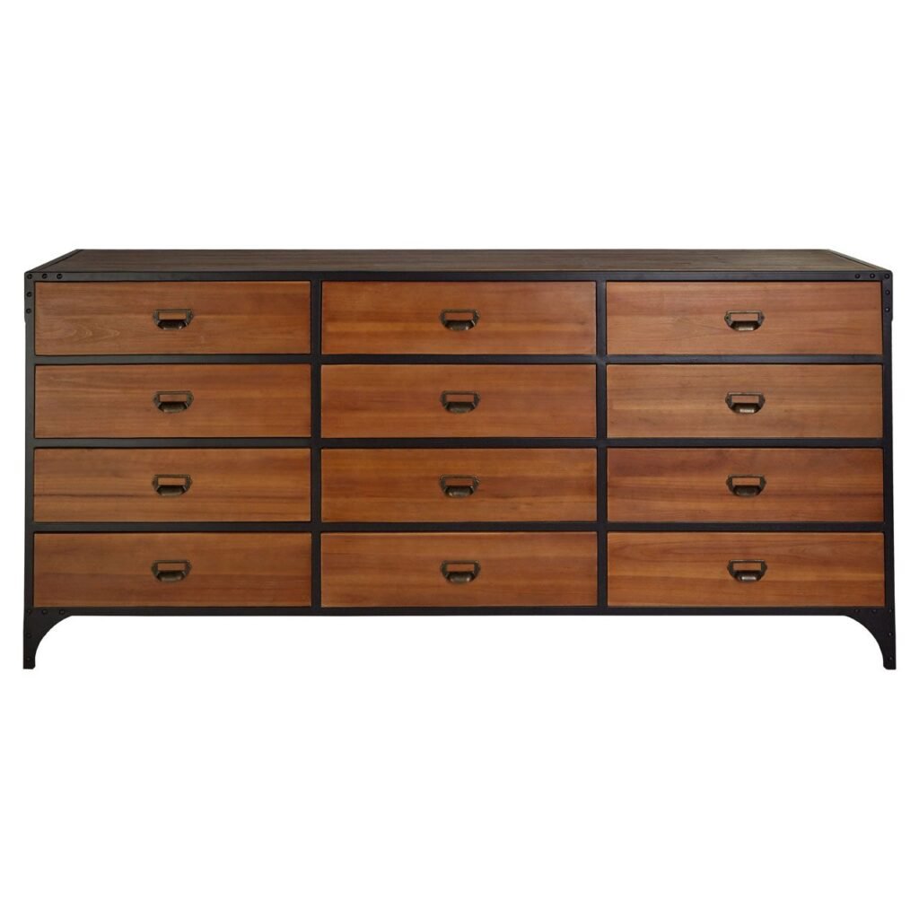 New Foundry 12 Drawer BEDROOM, Chest of Drawers & Dressers