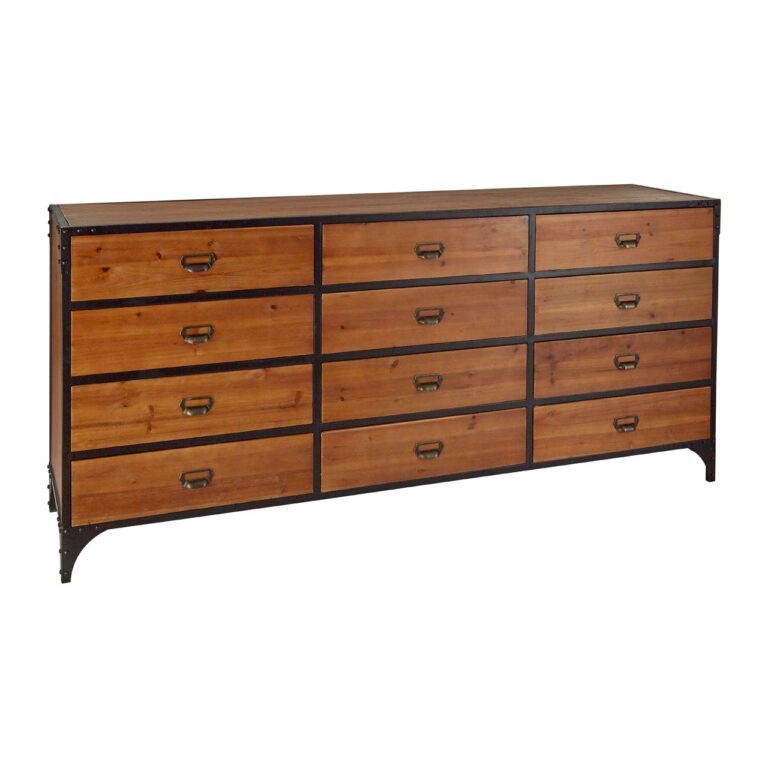 New Foundry 12 Drawer BEDROOM, Chest of Drawers & Dressers