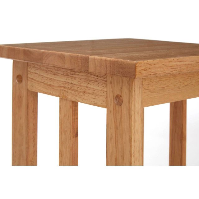 Elsby Natural Tropical Hevea Wood Square Plant Stand Elsby Natural Tropical Hevea Wood Square Plant Stand