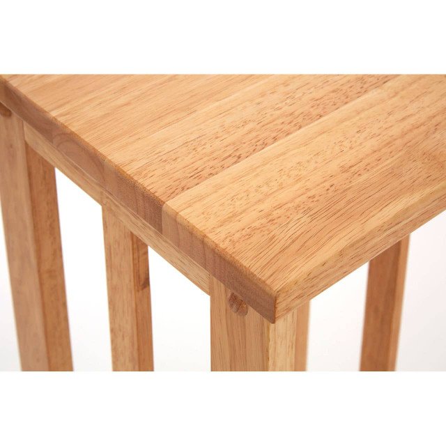 Elsby Natural Tropical Hevea Wood Square Plant Stand Elsby Natural Tropical Hevea Wood Square Plant Stand