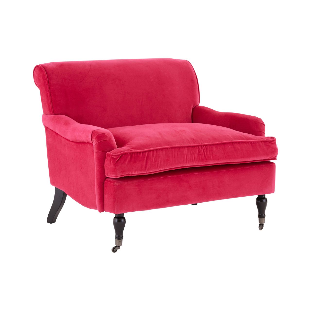 Large pink deals armchair