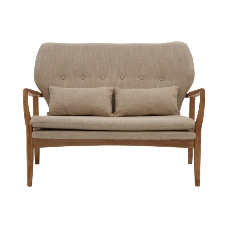 Holm Birch Wood Frame 2 Seat Sofa
