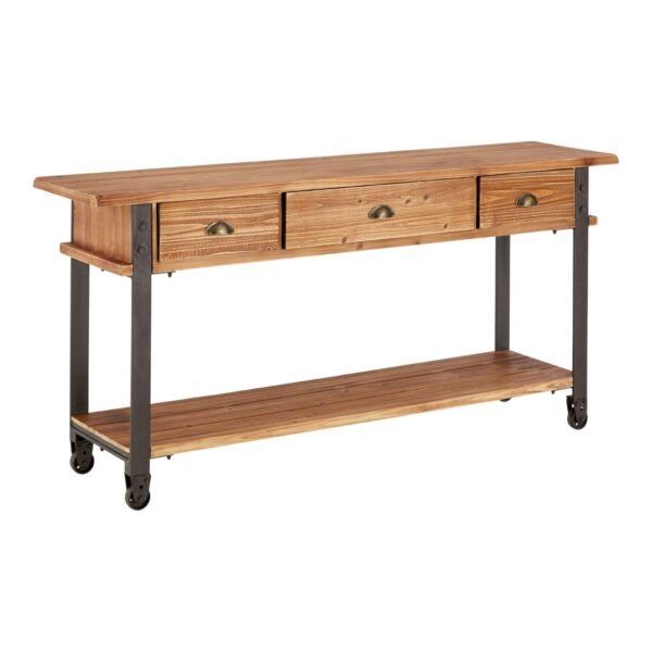 Olv Foundry 3 Drawer Console Table - Image 2