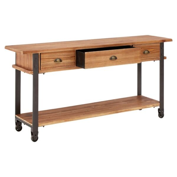 Olv Foundry 3 Drawer Console Table - Image 3