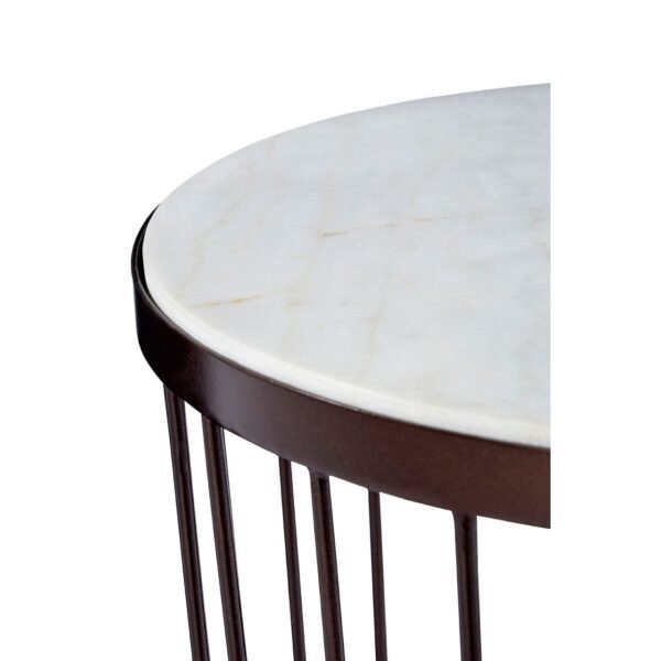 Foxley Iron Copper And Bronze Round Table - Image 3