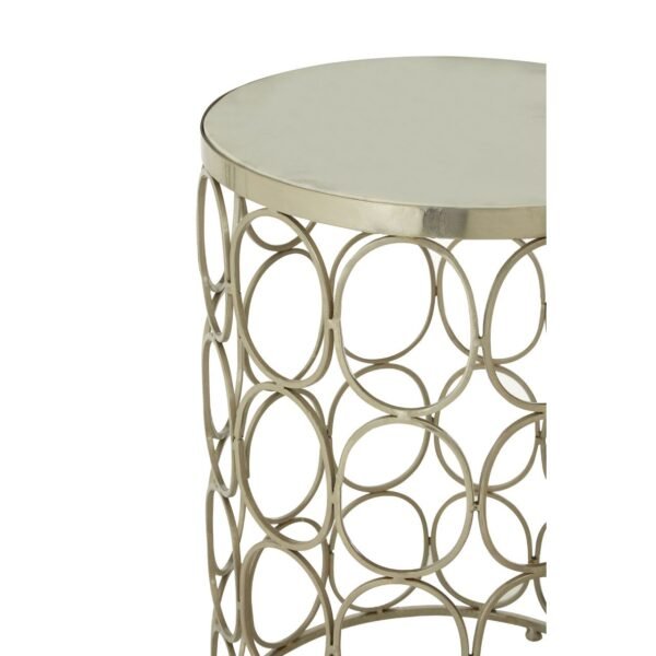 Foxley Nickel Side Tables - Set Of 2 - Image 3