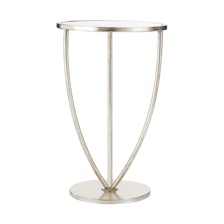 Whits Silver Finish Side Table
