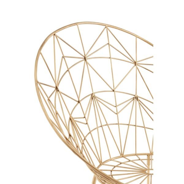 Foxley Spider Web Design Iron Chair - Image 5