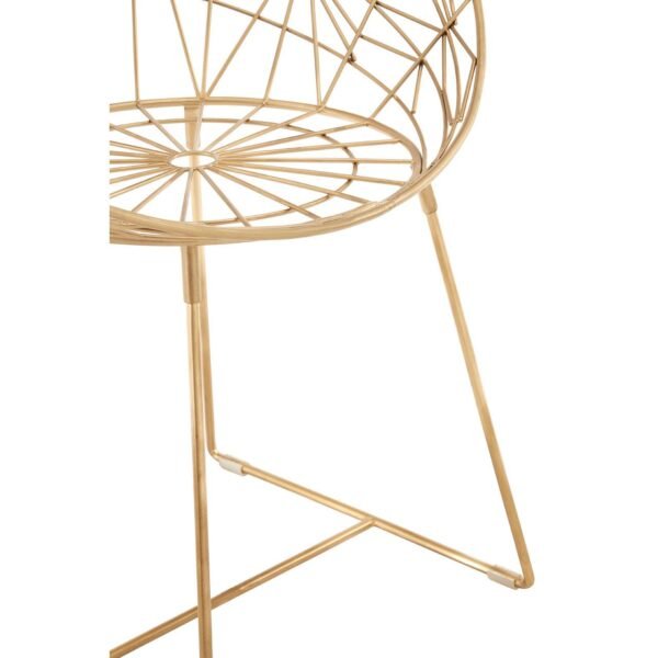 Foxley Spider Web Design Iron Chair - Image 6