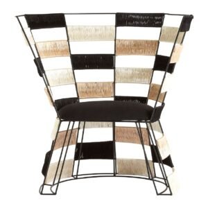 Laniere Beige / Black / White Chair