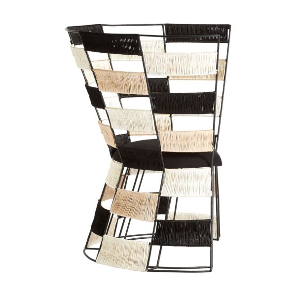 Laniere Beige / Black / White Chair - Image 3