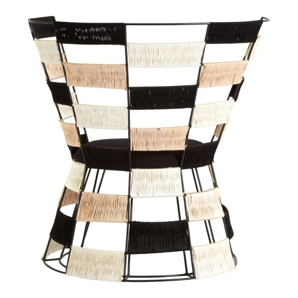 Laniere Beige / Black / White Chair - Image 4