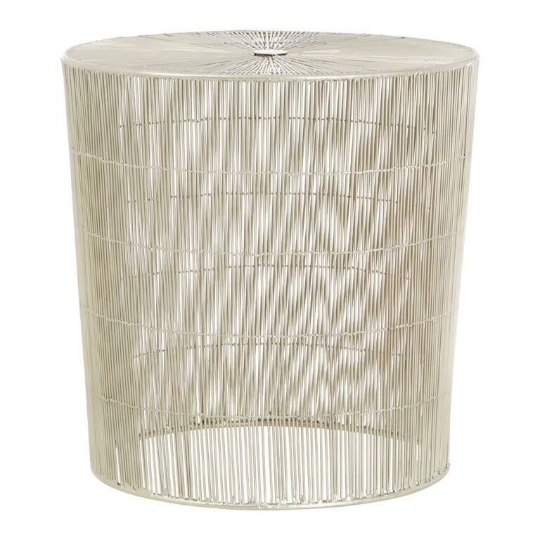 Foxley Cage-Shaped Large Round Table