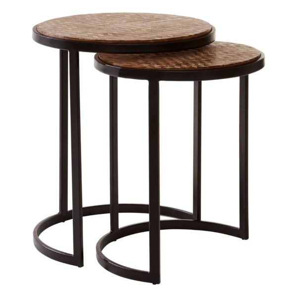 Tallie Chevron Side Tables - Image 2