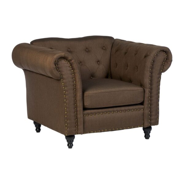 Poise Natural Chesterfield Chair - Image 2