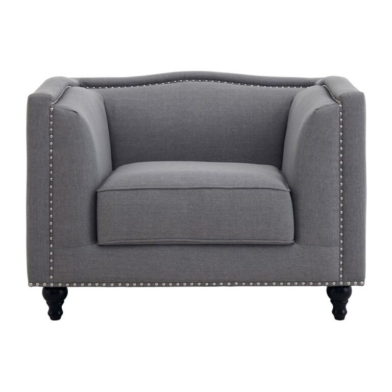 Teya Grey Fabric Chair