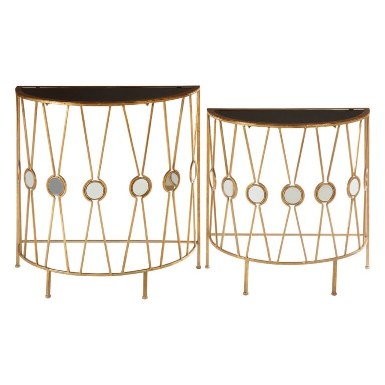 Stritz Set Of 2 X-Design Console Tables