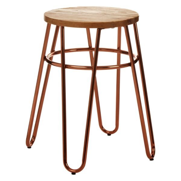 Tilsom Rose Gold Hairpin Stool - Image 2