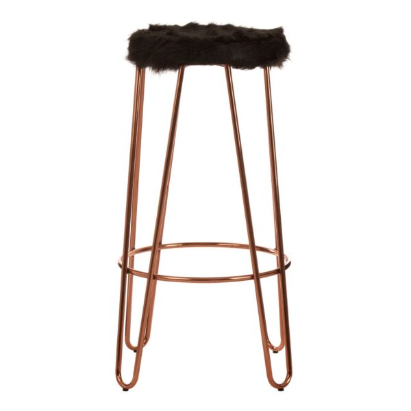 Tilsom Faux Fur Hairpin Stool