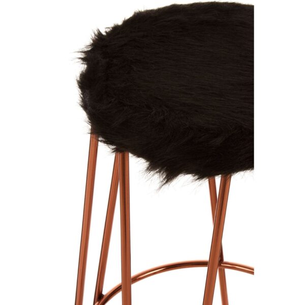 Tilsom Faux Fur Hairpin Stool - Image 3