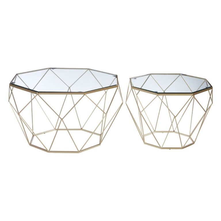 Canik Set Of 2 Clear Glass Tables