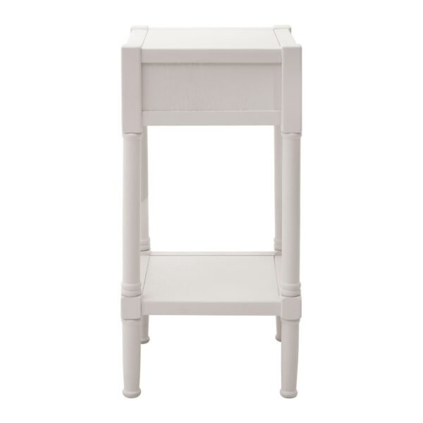 Mayfair Pearl White Finish Accent Table - Image 3