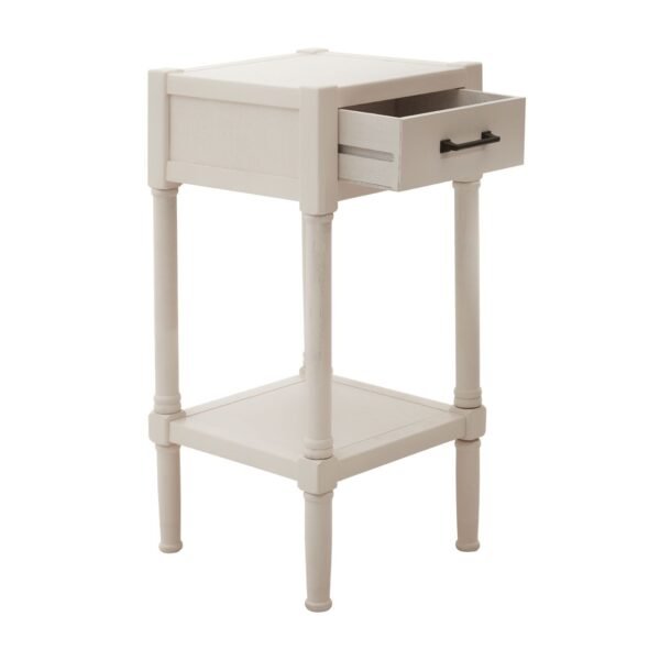 Mayfair Pearl White Finish Accent Table - Image 4