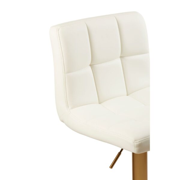 Aina Gold / White Finish Bar Stool - Image 5