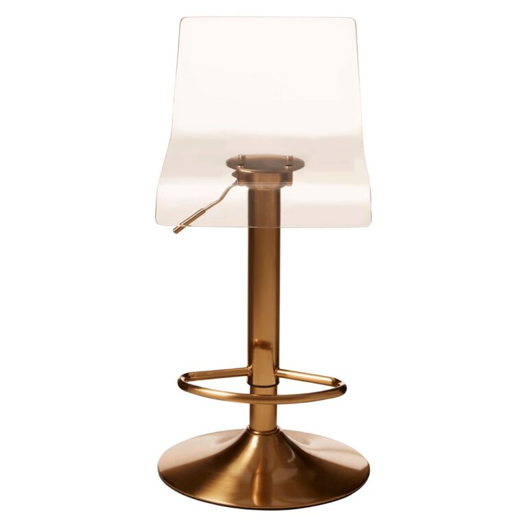 Aina Clear Acrylic Seat Bar Stool