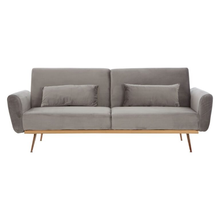 Bexley Grey Velvet Sofa Bed