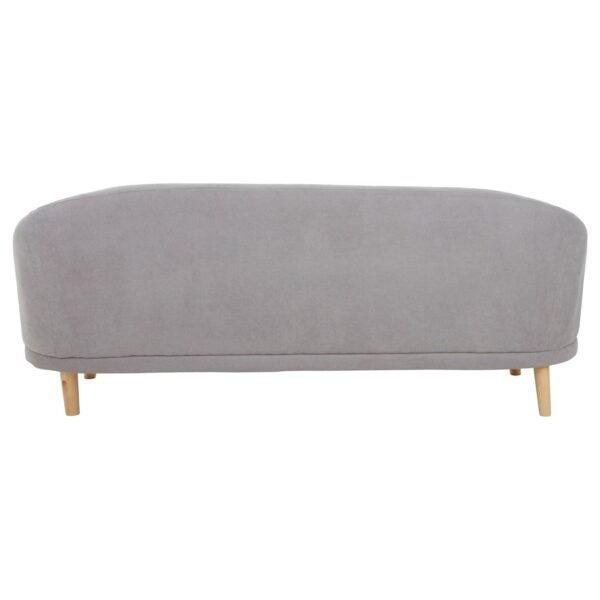 Hoff Grey Linen Sofa - Image 4