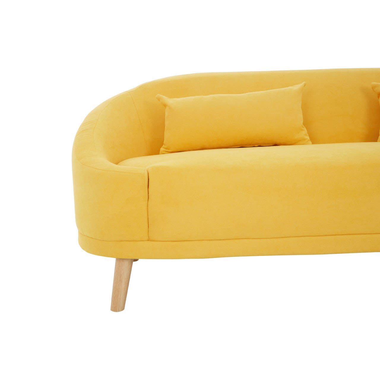 Holland Yellow Linen Sofa Sofas Eclectic Niche