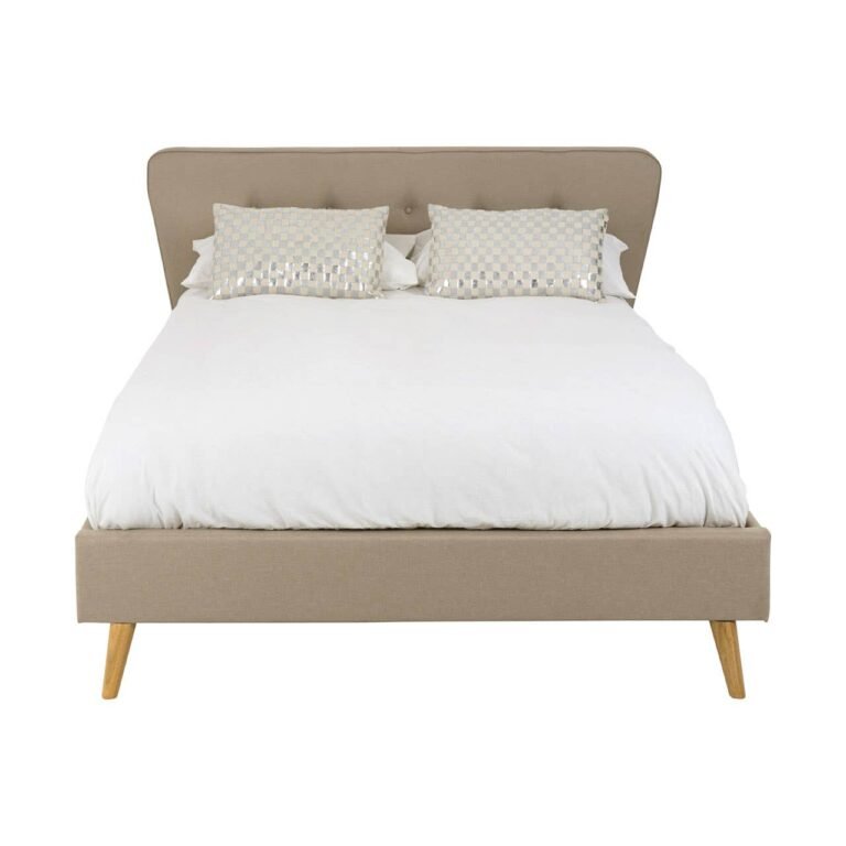 Scandi Beige King Size Bed