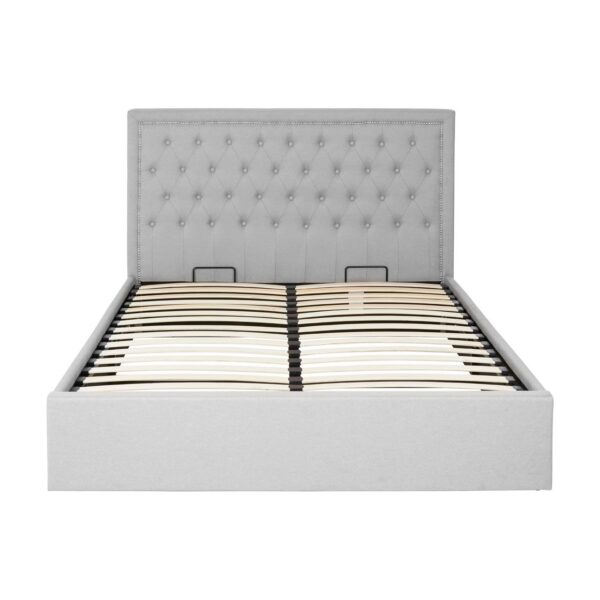 Savoir Light Grey King Size Ottoman Bed - Image 2