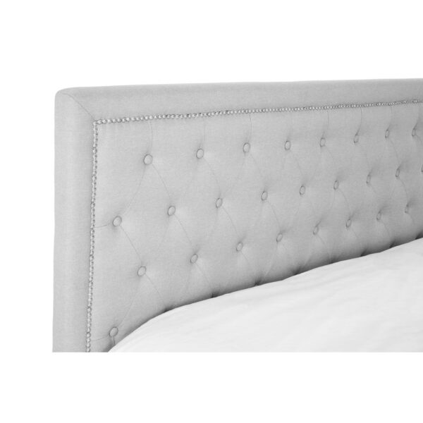 Savoir Light Grey King Size Ottoman Bed - Image 8