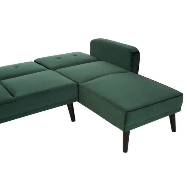 Serinity 3 Seat Green Sofa Bed - Image 13