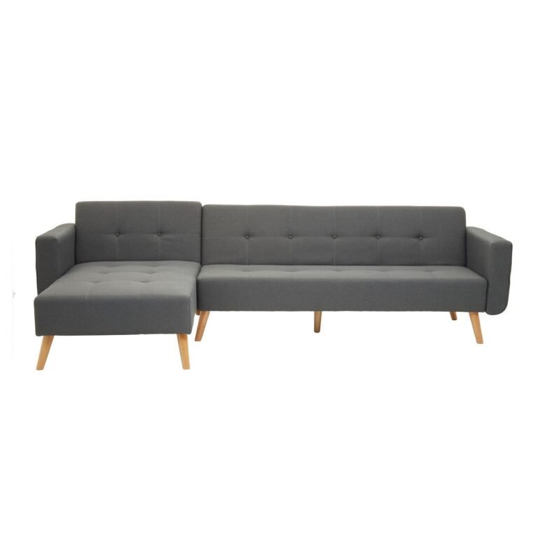 Lenser Large Grey Velvet Sofa