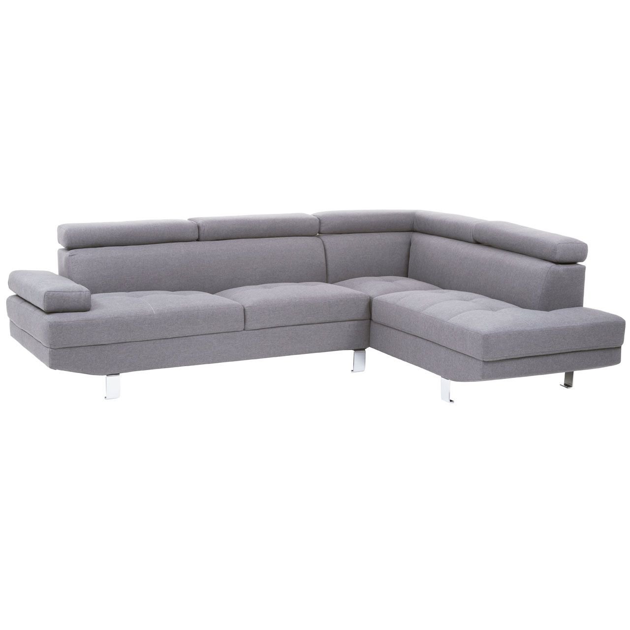 Alover Large Grey Linen Sofa Alover Large Grey Linen Sofa