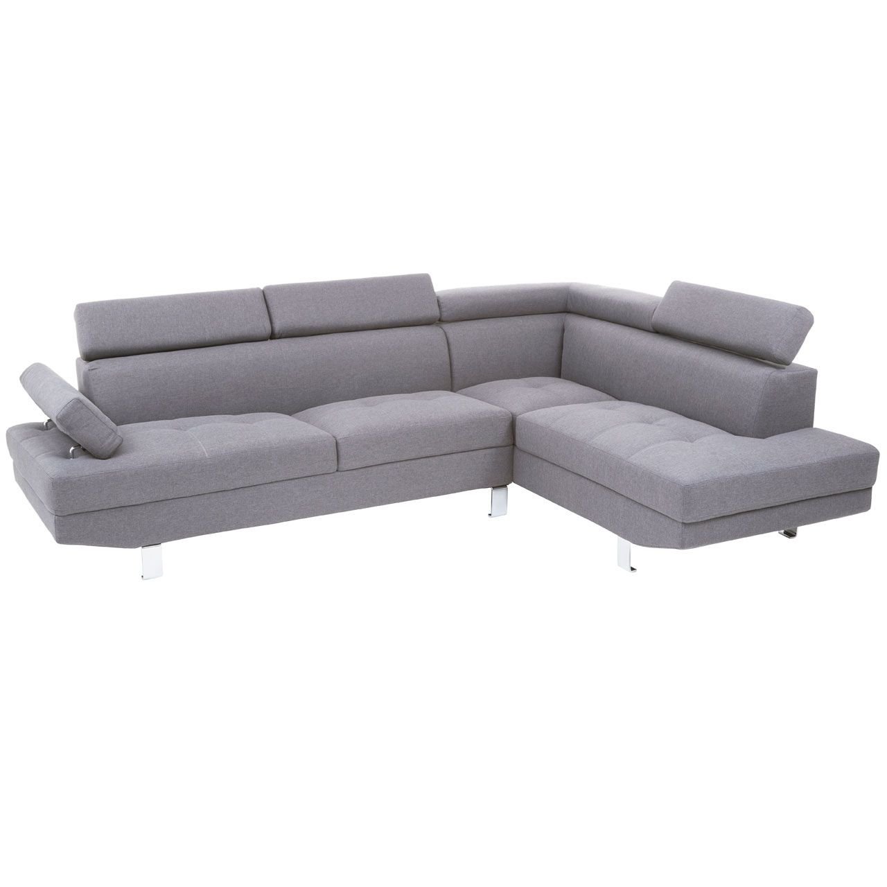 Alover Large Grey Linen Sofa Alover Large Grey Linen Sofa