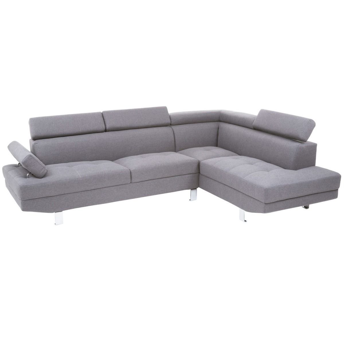 Alover Large Grey Linen Sofa Alover Large Grey Linen Sofa