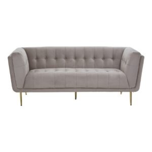 Gainsborough 3 Seat Mink Velvet Sofa