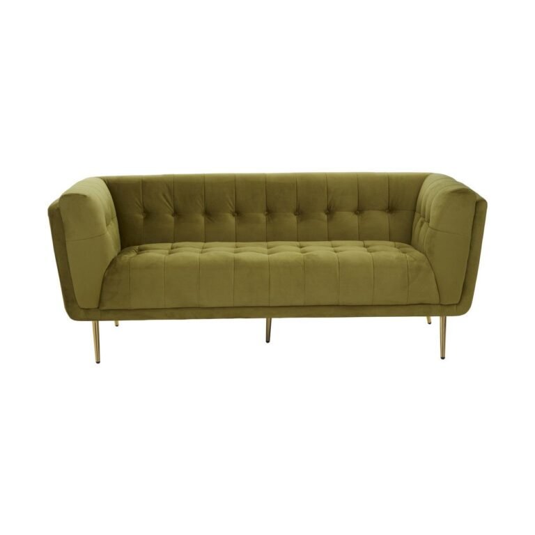 Gainsborough 3 Seat Olive Velvet Sofa