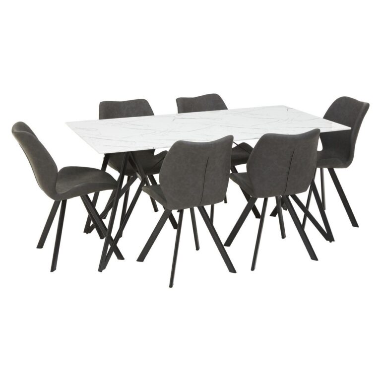 Eston Rectangular Grey Dining Set