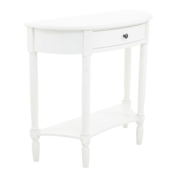 Mayfair Semi-Circle Console Table With Drawer - Image 2