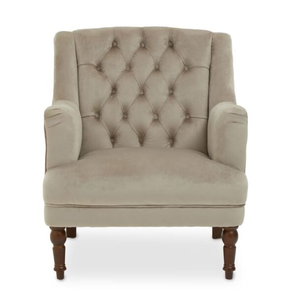 Norbury Mink Velvet Armchair