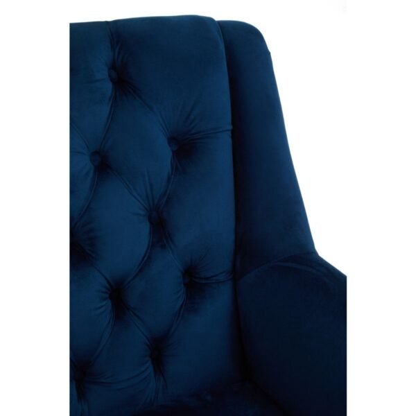 Norbury Midnight Velvet Armchair - Image 7