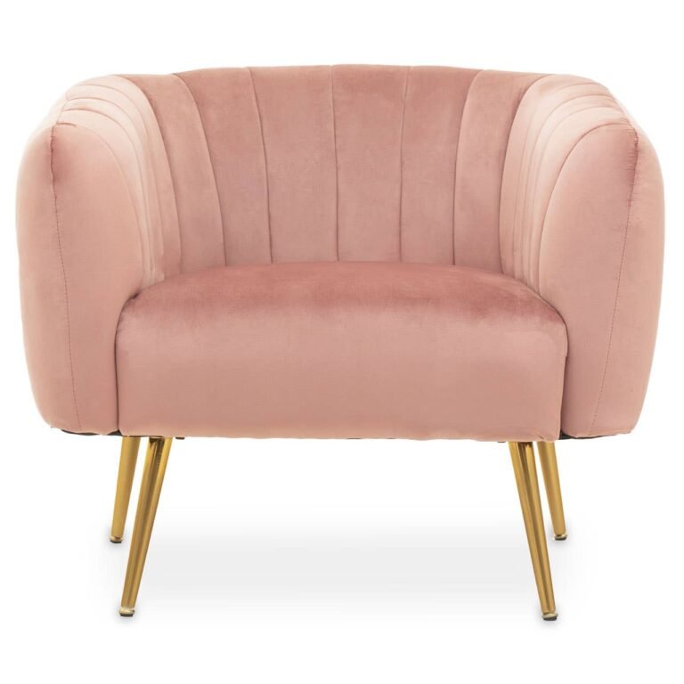 Bexhill Pink Velvet Chair