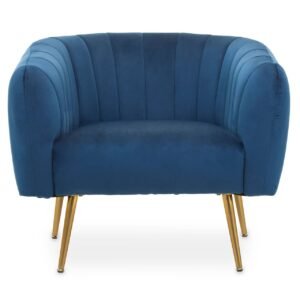 Bexhill Blue Velvet Chair