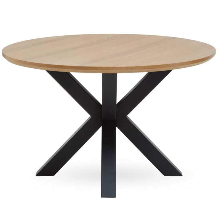 Ranford Dining Table With Black Powder Legs