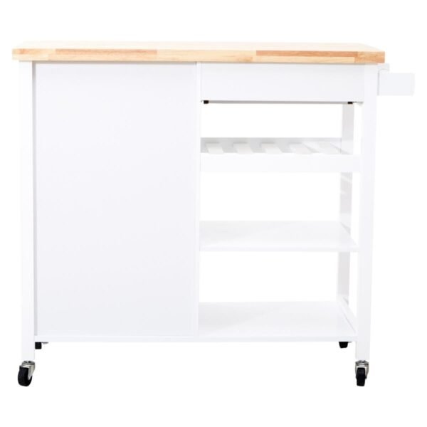 Kent White Kitchen Trolley - Image 5